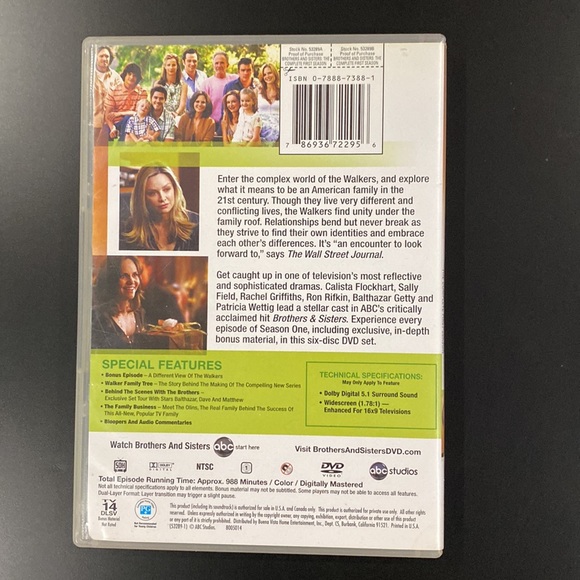 Brothers and Sisters - The Complete First Season (DVD Set) - Picture 2 of 8